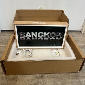 Bangkok LED Light Painting Framed Sign‎ Decoration